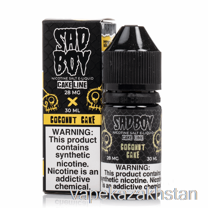 Vape Kazakhstan Coconut Cake - Sadboy Salts - 30mL 28mg